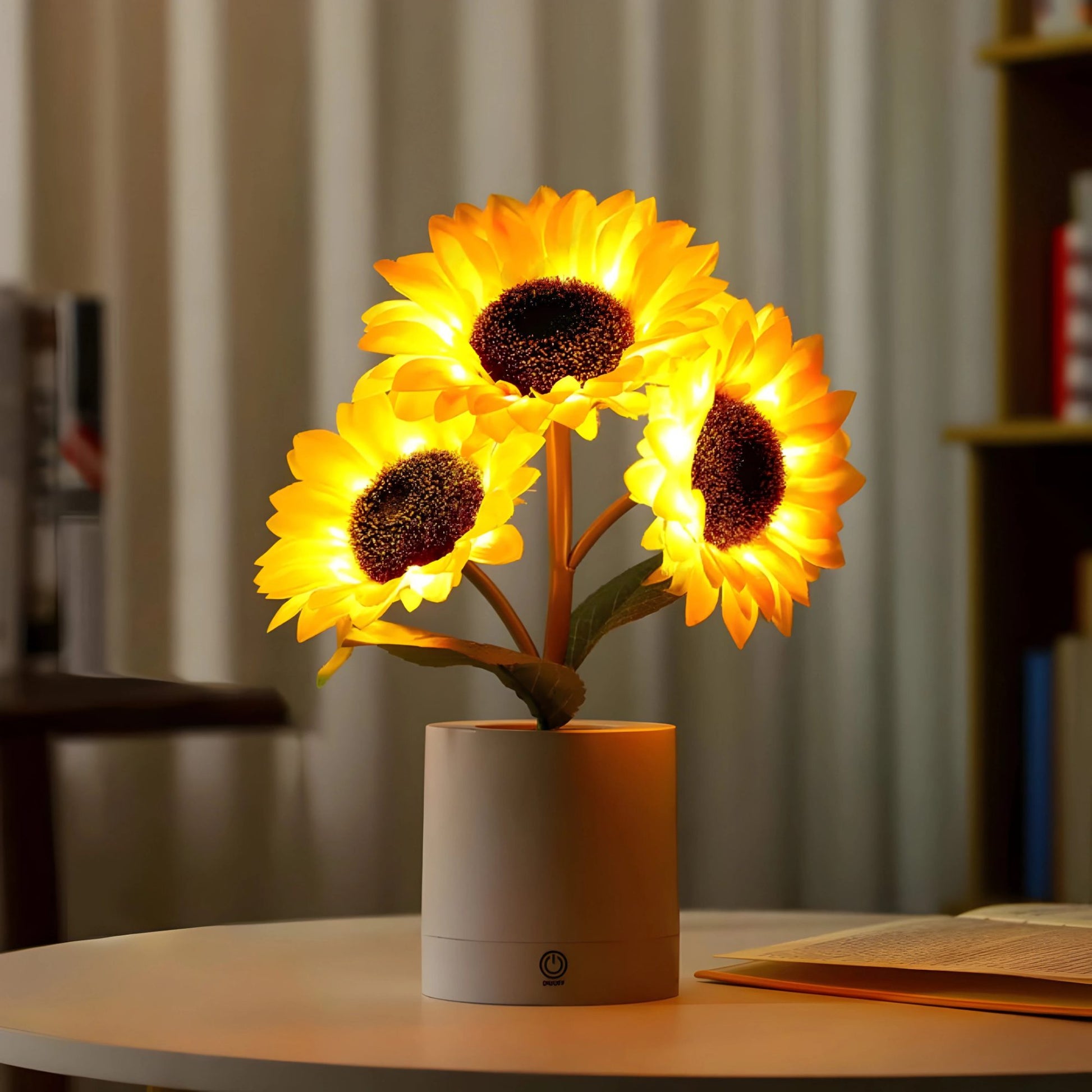 Marveine Radiant Sunflower LED Table Lamp