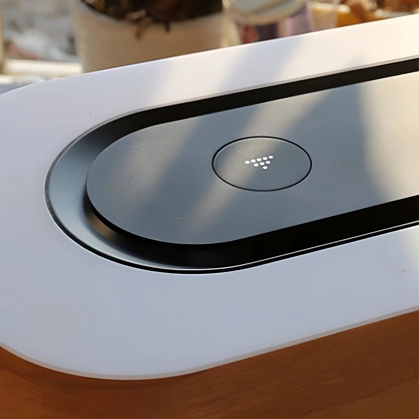 Marveine Table Lamp with Built-in Speaker and Wireless Charger