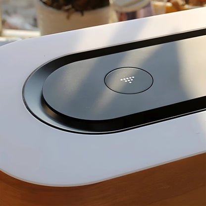 Marveine Table Lamp with Built-in Speaker and Wireless Charger